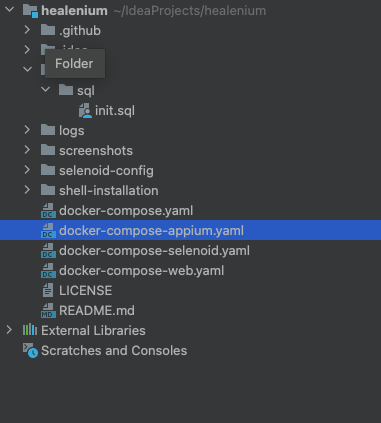 Healenium repository structure